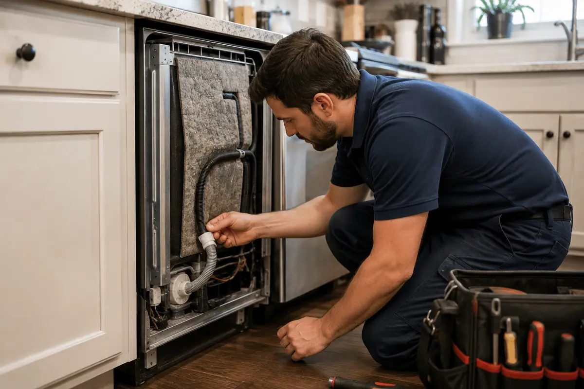 dishwasher-drainage-inspection